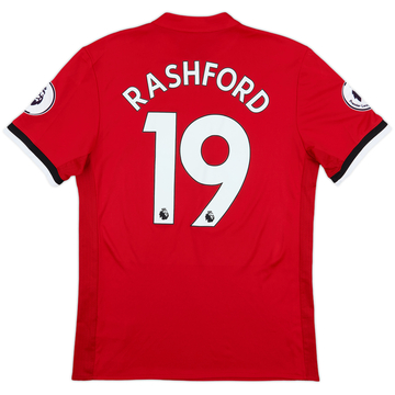 2017-18 Manchester United Home Shirt Rashford #19 - 8/10 - (M)