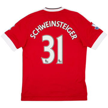 2015-16 Manchester United Home Shirt Schweinsteiger #31 - 7/10 - (M)