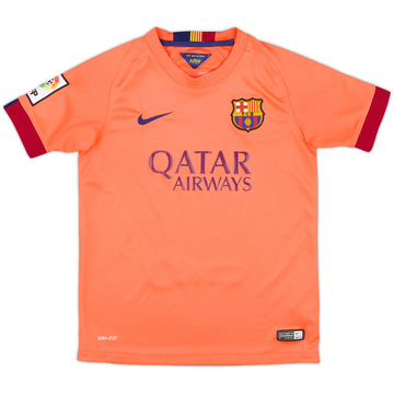 2014-15 Barcelona Away Shirt - 8/10 - (M.Boys)