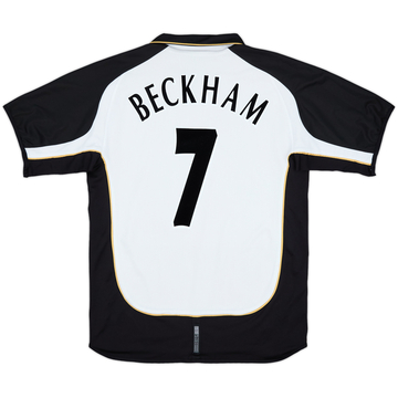 2001-02 Manchester United Centenary Away/Third Shirt Beckham #7 - 8/10 - (L)