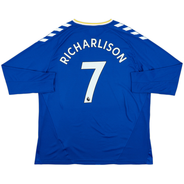 2021-22 Everton Home L/S Shirt Richarlison #7 - 8/10 - (3XL)