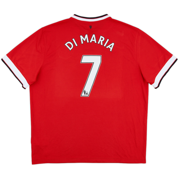 2014-15 Manchester United Home Shirt Di Maria #7 - 8/10 - (XXL)