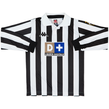 1998-99 Juventus Basic Home L/S Shirt #11 - 6/10 - (XL.Boys)