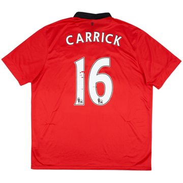 2013-14 Manchester United Home Shirt Carrick #16 - 5/10 - (XXL)