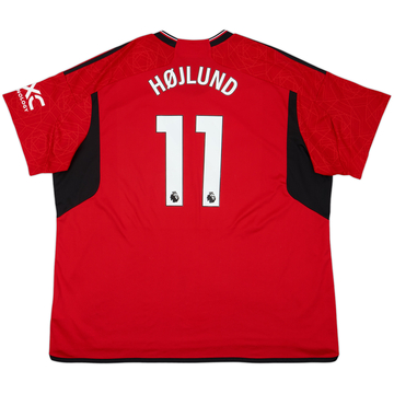 2023-24 Manchester United Home Shirt Højlund #11 - 9/10 - (4XL)