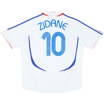 Camiseta de visitante de Francia 2006 Zidane #10 - 6/10 - (XXL)