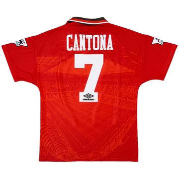 1994-96 Manchester United Home Shirt Cantona #7 - 5/10 - (M)