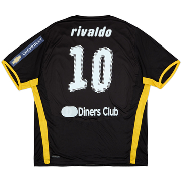 2008-09 AEK Athens Away Shirt Rivaldo #10 - 7/10 - (XL)