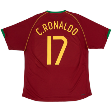 2006-08 Portugal Home Shirt C.Ronaldo #17 - 6/10 - (L)