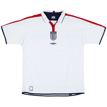2003-05 England Home Shirt - 5/10 - (XL)