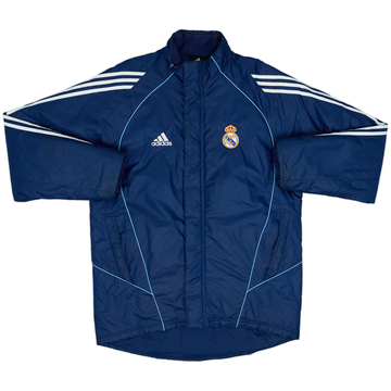 2005-06 Real Madrid adidas Padded Bench Coat - 8/10 - (M)