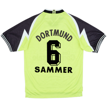 1995-96 Borussia Dortmund Home Shirt Sammer #6 - 9/10 - (S)