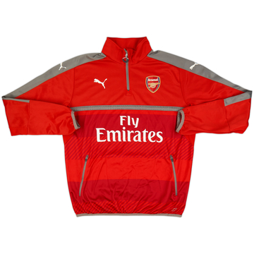 2017-18 Arsenal Puma 1/4 Zip Drill Top - 9/10 - (XL)
