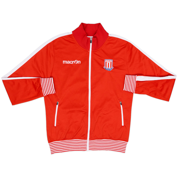 2017-18 Stoke City Macron Track Jacket - 8/10 - (L)