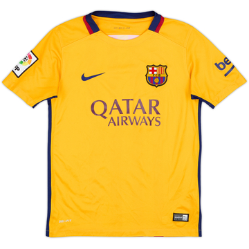 2015-16 Barcelona Away Shirt - 5/10 - (M.Boys)