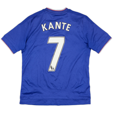 2015-16 Chelsea Home Shirt Kante #7 - 7/10 - (L.Boys)
