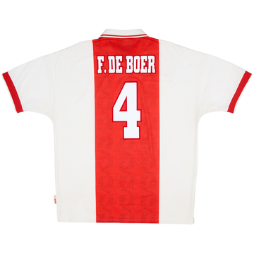 1998-99 Ajax Home Shirt F.De Boer #4 - 7/10 - (XL)
