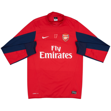 2013-14 Arsenal Player Issue Nike Sweat Top - 5/10 - (M)