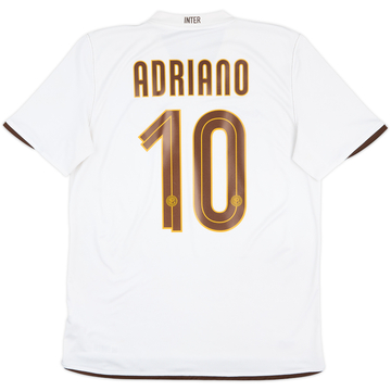 2008-09 Inter Milan Away Shirt Adriano #10 - 8/10 - (M)