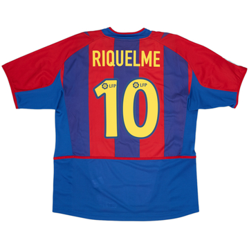 2002-03 Barcelona Home Shirt Riquelme #10 - 8/10 - (L)