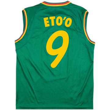 2002 Cameroon Home Vest Shirt Eto'o #9 - 7/10 - (L)