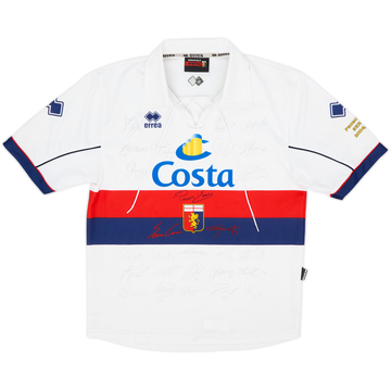 Camiseta especial firmada del Genoa 2004-05 - 7/10 - (XL.Niños)