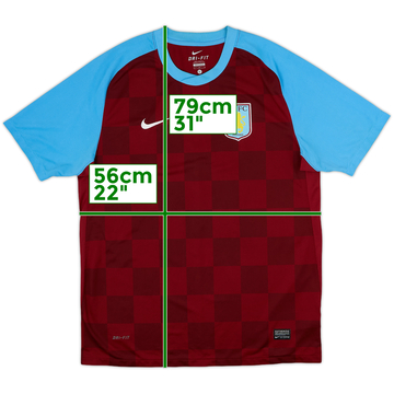 2011-12 Aston Villa Home Shirt - 10/10 - (L)