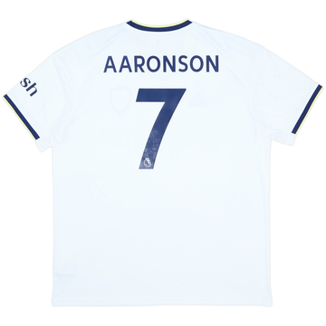 2022-23 Leeds United Home Shirt Aaronson #7 (XL)