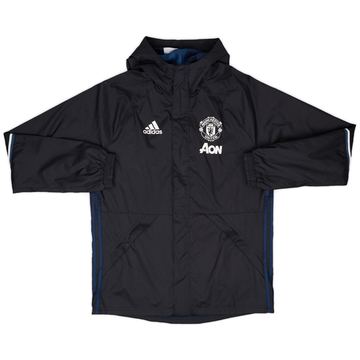 2016-17 Manchester United adidas Hooded Rain Jacket - 8/10 - (M)