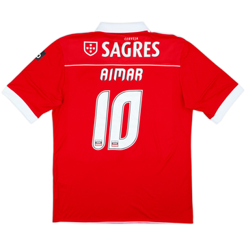 2010-11 Benfica Home Shirt Aimar #10 - 6/10 - (M)