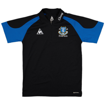 2009-10 Everton Le Coq Sportif 1/4 Zip Polo Shirt - 9/10 - (M)
