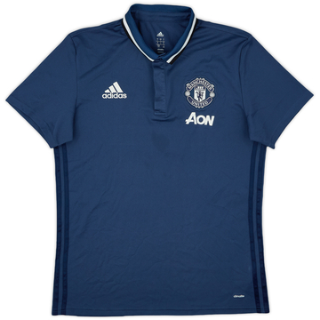 2016-17 Manchester United adidas Polo Shirt - 7/10 - (L)