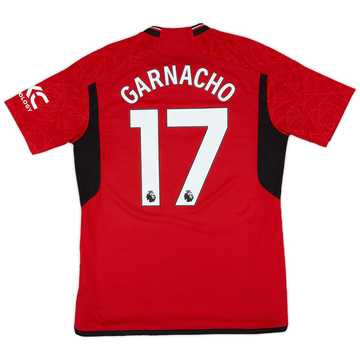 2023-24 Manchester United Home Shirt Garnacho #17 - 10/10 - (L)