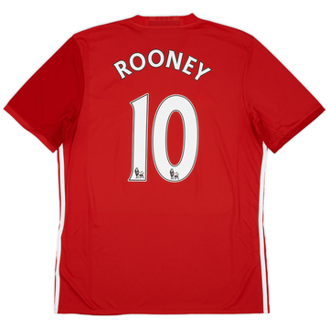 2016-17 Manchester United Home Shirt Rooney #10 (L)