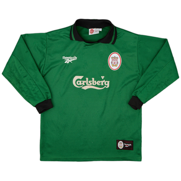 1996-97 Liverpool GK Shirt - 8/10 - (Y)