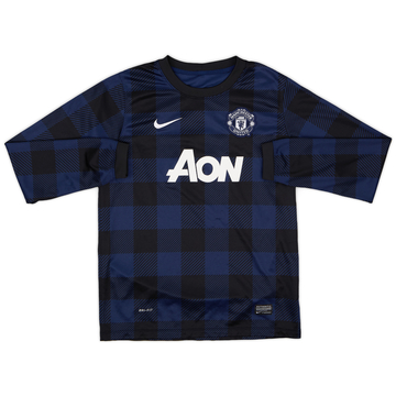 2013-14 Manchester United Away L/S Shirt - 7/10 - (L.Boys)