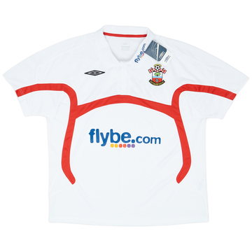 2008-10 Southampton Umbro 1/4 Zip Polo Shirt (XL)