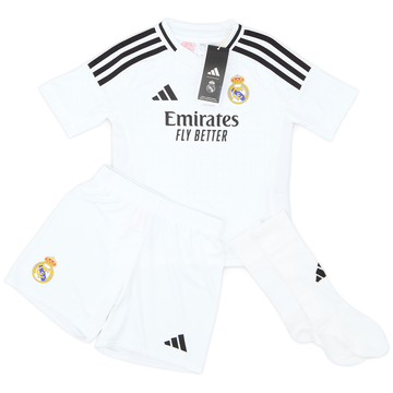 2024-25 Real Madrid Home Full Kit (Little Kids)