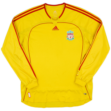2006-07 Liverpool Away L/S Shirt #9 - 5/10 - (XL)