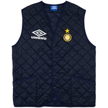 1994-96 Inter Milan Umbro Quilted Gilet - 9/10 - (XL)