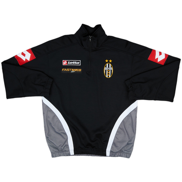 2001-02 Juventus Lotto 1/4 Zip Drill Top - 8/10 - (S)
