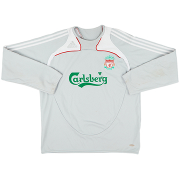 2008-09 Liverpool adidas Sweat Top - 6/10 - (XL)
