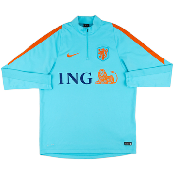 2016-17 Netherlands Nike 1/4 Zip Drill Top - 8/10 - (L)