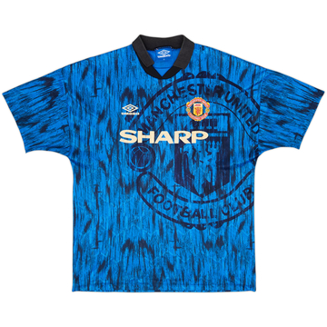 1992-93 Manchester United Away Shirt - 7/10 - (XL)