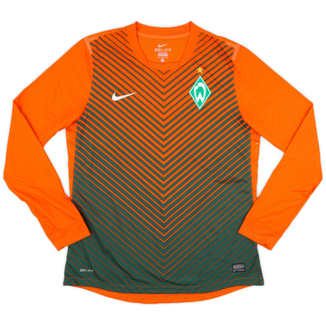 2011-12 Werder Bremen Player Issue Away L/S Shirt - 8/10 - (XL)