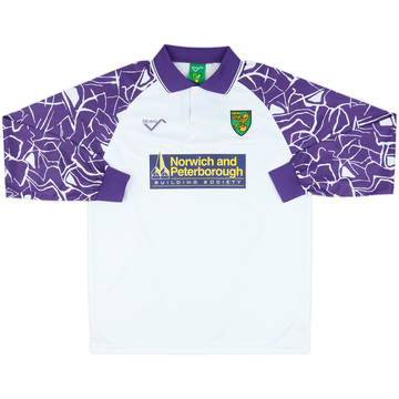 1992-94 Norwich Ribero Reissue Away L/S Shirt