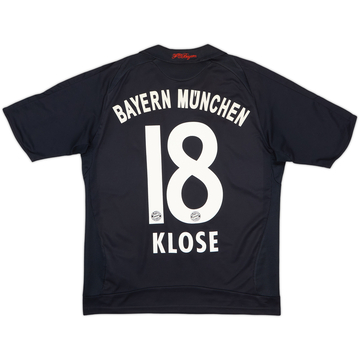Camiseta de visitante del Bayern Munich 2008-09 Klose #18 - 6/10 - (Juvenil L)