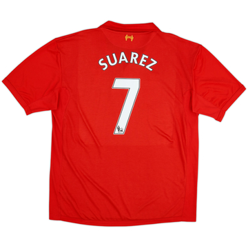 2012-13 Liverpool Home Shirt Suarez #7 - 8/10 - (3XL)