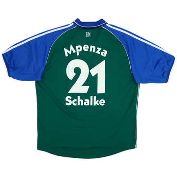 1999-00 Schalke Away Shirt Mpenza #21 - 7/10 - (XL)