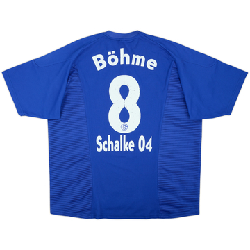 2002-04 Schalke Home Shirt Bohme #8 - 6/10 - (XL)